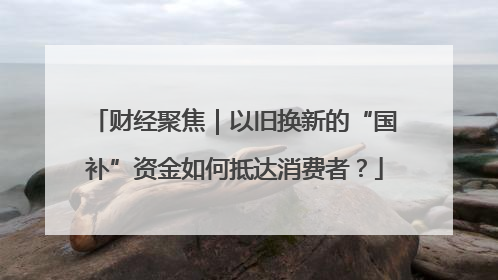 财经聚焦|以旧换新的“国补”资金如何抵达消费者?